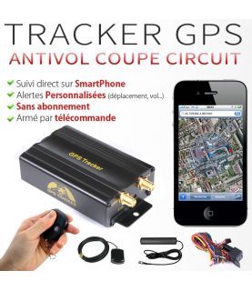 Traceur GPS moto, scooter et voiture - balise coupure moteur - Hd