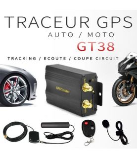 Traceur GPS Voiture / Moto - Antivol Coupe Circuit avec 2