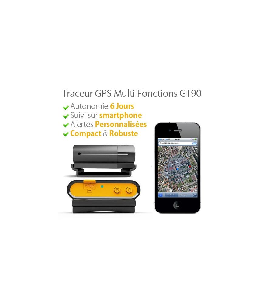 TRACEUR GPS GSM ESPION V2 + DOUBLE BATTERIE + AIMANT PUISSANT