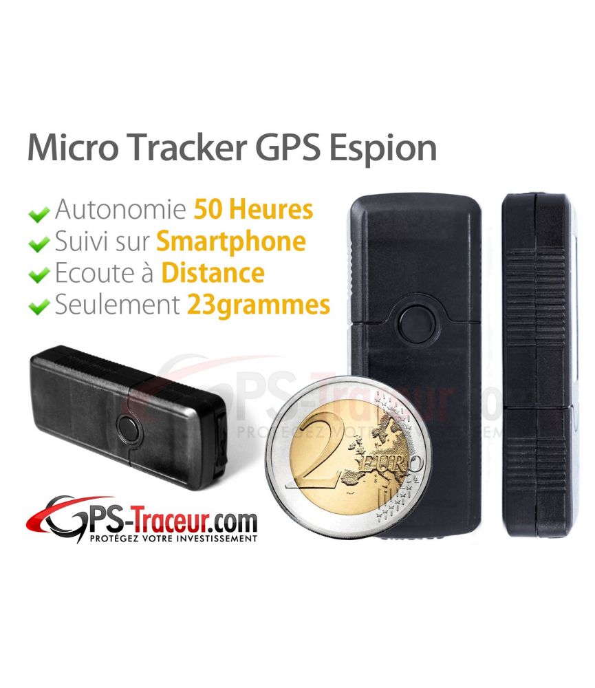 Balise gps miniature tracker de poche enfant micro espion