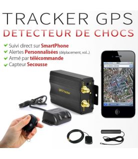 Traceur GPS Voiture Antivol avec Détecteur de secousses